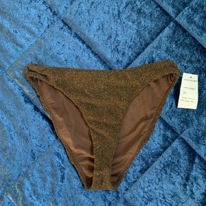 NWT Good American sparkle bikini bottom